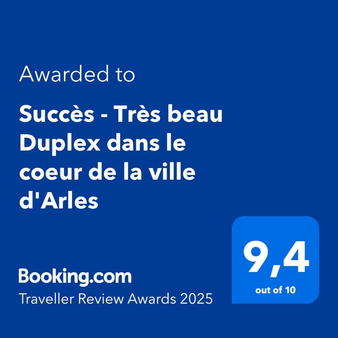 Succes - Tres Beau Duplex- Coeur D'Arles- Climatisation Apartamento Exterior foto